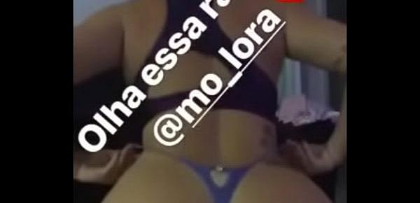  mo lora Putinha do instagram mostrando rabao